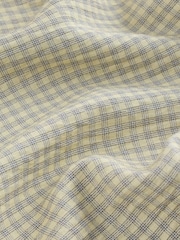 Ecru Micro - Check Short Sleeve Shirt - 8的图像8｝