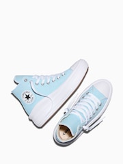 Converse Blue Chuck Taylor Move High Trainers - Image 2 of 6