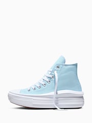 Converse Blue Chuck Taylor Move High Trainers - Image 4 of 6