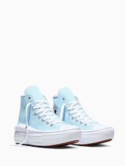 Converse Blue Chuck Taylor Move High Trainers - Image 5 of 6