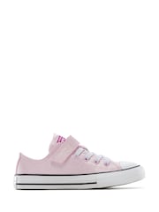 Converse Pink Chuck Taylor Easy On Shine Low Trainers - Image 1 of 1