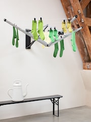 Brabantia Metallic Grey Wall Fix Dryer with Protection Cover - Image 1 of 6