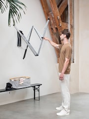 Brabantia Metallic Grey Wall Fix Dryer with Protection Cover - Image 2 of 6