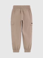 River Island Natural Boys Tech Zip Cargo Trousers - Image 2 of 4