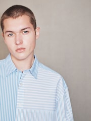 Albastru - Panel Stripe Shirt - Imaginea 4 din 9