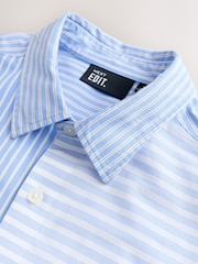 Albastru - Panel Stripe Shirt - Imaginea 8 din 9