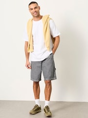 FatFace Grey Denim Loose Fit Denim Shorts - Image 5 of 6