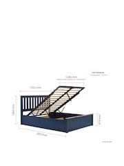 Birlea Navy Phoenix Ottoman Bed - Image 14 of 16