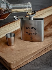 Gentleman’s Hardware Black Hip Flask Set - Image 1 of 5