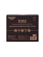 Gentleman’s Hardware Black Hip Flask Set - Image 5 of 5