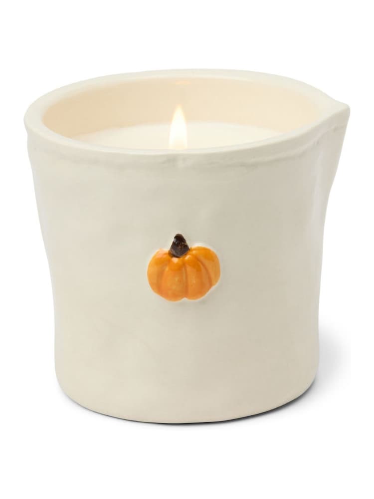Paddywax Bistro 8oz226g Pumpkin Embossed Ceramic Candle - Image 2 of 3 Paddywax Bistro 8oz226g Pumpkin Embossed Ceramic Candle - Image 2 of 3