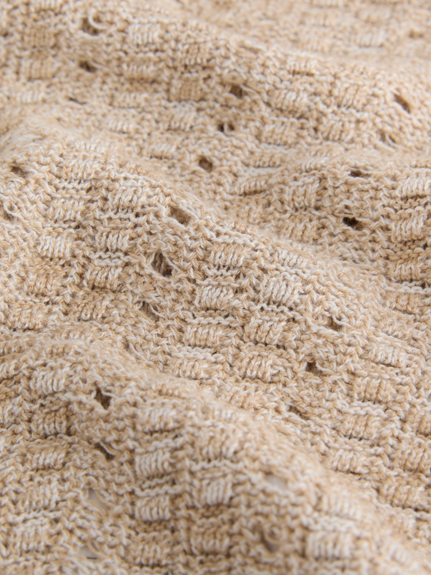 Buy Ecru EDIT Texture Knitted Crew Neck Tank from Next USA