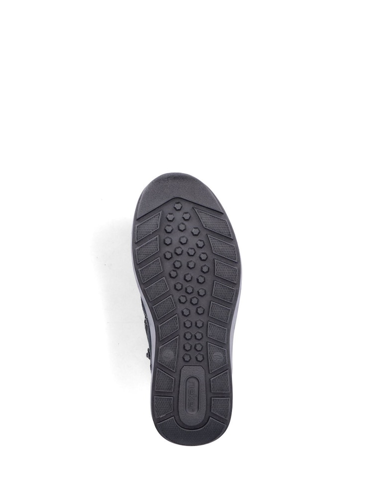 Rieker Blue Zipper Shoes - Image 2 of 5 Rieker Blue Zipper Shoes - Image 2 of 5