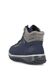 Rieker Blue Zipper Shoes - Imagen 2 de 6