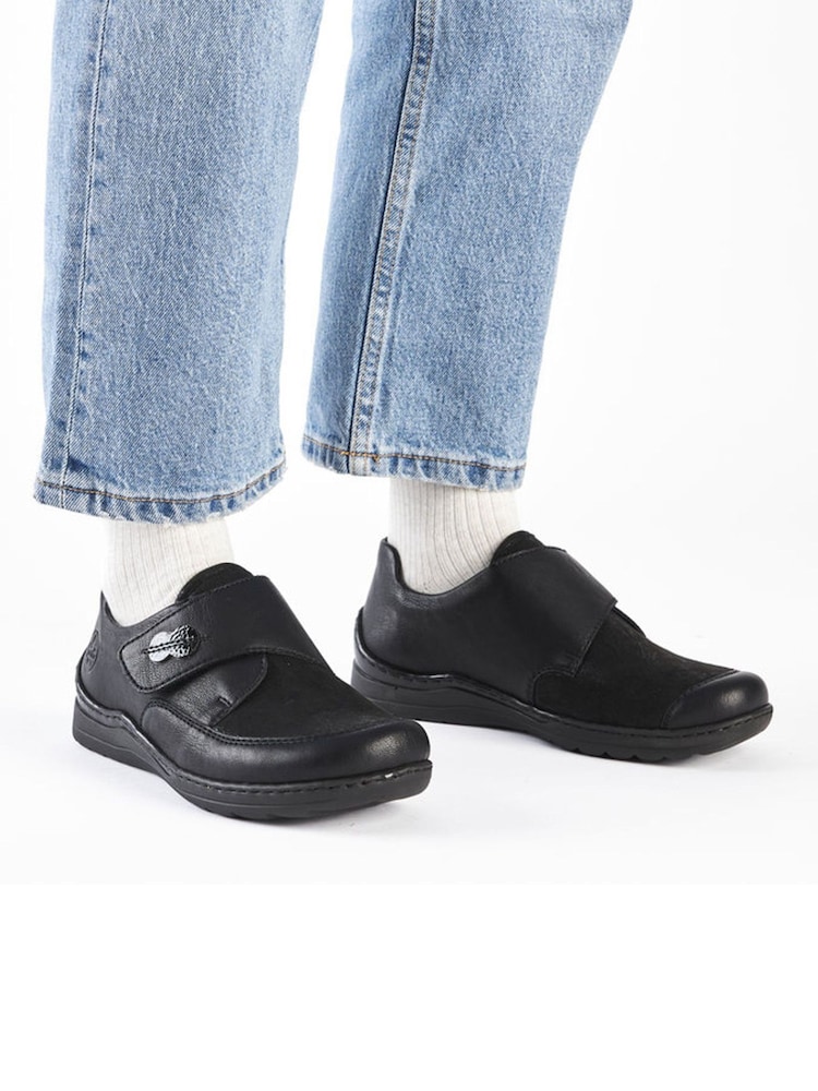 Rieker Hook & Loop Shoes - Image 1 of 6 Rieker Hook & Loop Shoes - Image 1 of 6