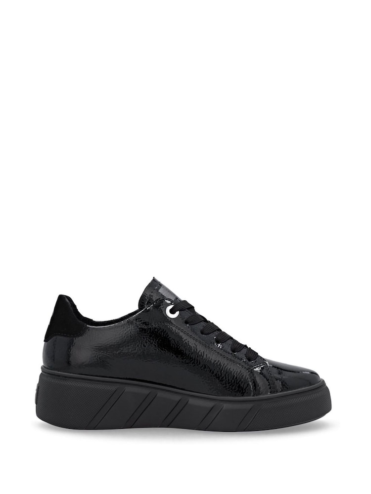 Rieker Lace-up Black Shoes - Image 1 of 5 Rieker Lace-up Black Shoes - Image 1 of 5