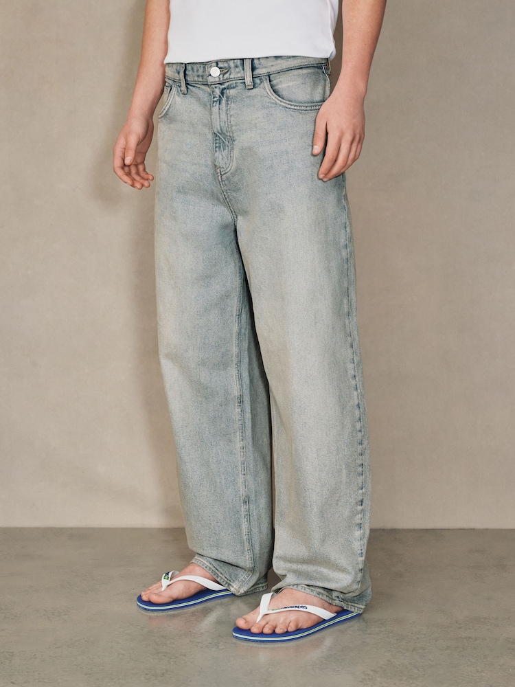 Light Blue EDIT Balloon Jeans - Image 1 of 11