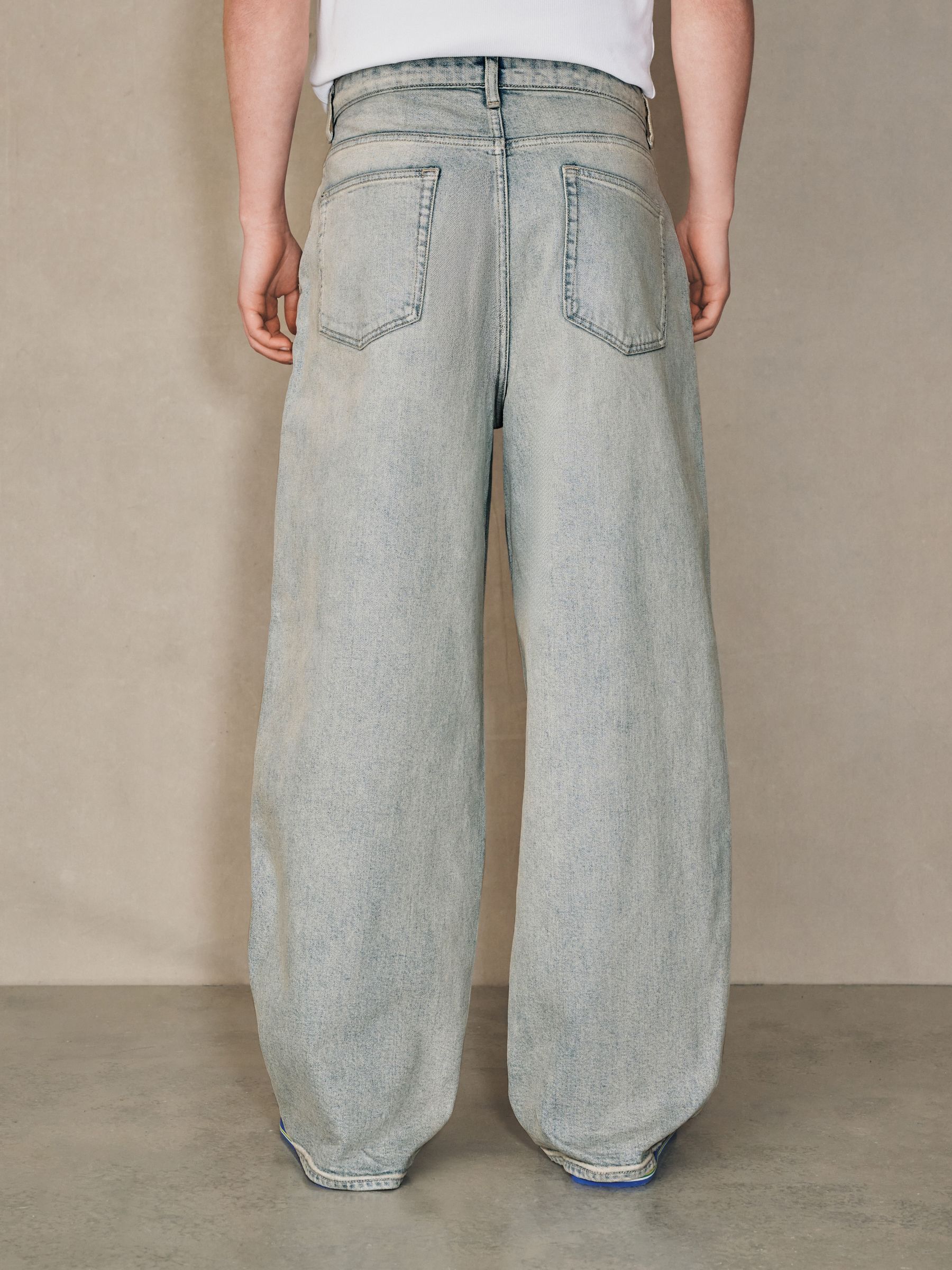 Buy Light Blue EDIT Balloon Jeans from Next USA