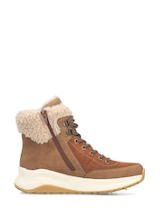 Rieker Zipper Brown Shoes - Image 2 of 6