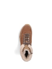 Rieker 拉链棕色鞋履 - 6的图像4｝