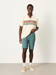 FatFace Selsey Jade Green Pull On Shorts - Image 4 of 7
