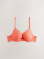 Orange/White Push Up Plunge Lace Bras 2 Pack - Image 2 of 5