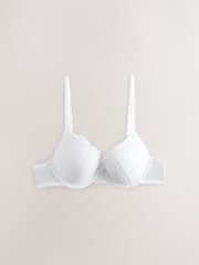 Orange/White Push Up Plunge Lace Bras 2 Pack - Image 3 of 5