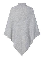 PIECES Grey Knitted Poncho - Image 2 of 2