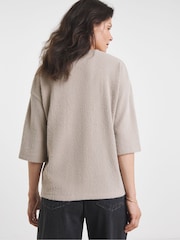 JD Williams Brushed Soft Touch Half Sleeve Jumper - Imagen 2 de 4