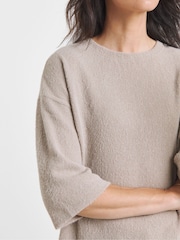 JD Williams Brushed Soft Touch Half Sleeve Jumper - Imagen 4 de 4