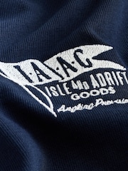 כחול כהה - חולצת פולו עם צווארון בצבע מנוגד, סדרת EDIT - תמונה 7 מתוך 8