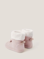 Monsoon Pink Shimmer Bunny Slipper Boots - Image 2 of 3