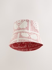 Bandana Print Reversible Bucket Hat - Image 4 of 6