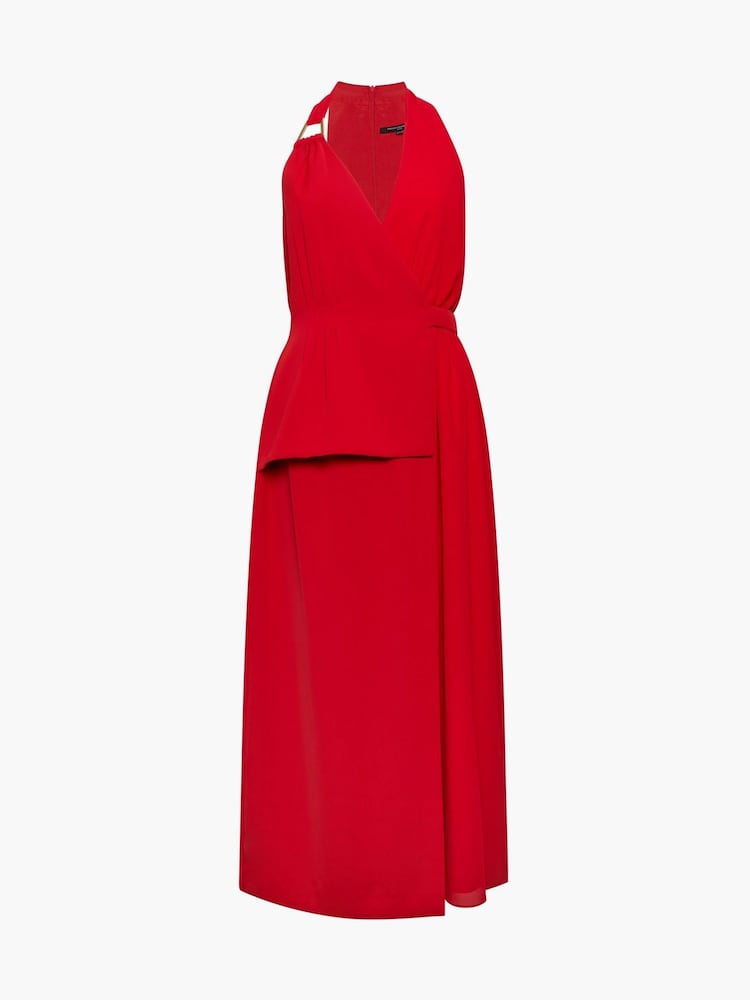 French Connection Red Vinnie Eden Tailored Dress - Image 7 of 7 French Connection Red Vinnie Eden Tailored Dress - Image 7 of 7