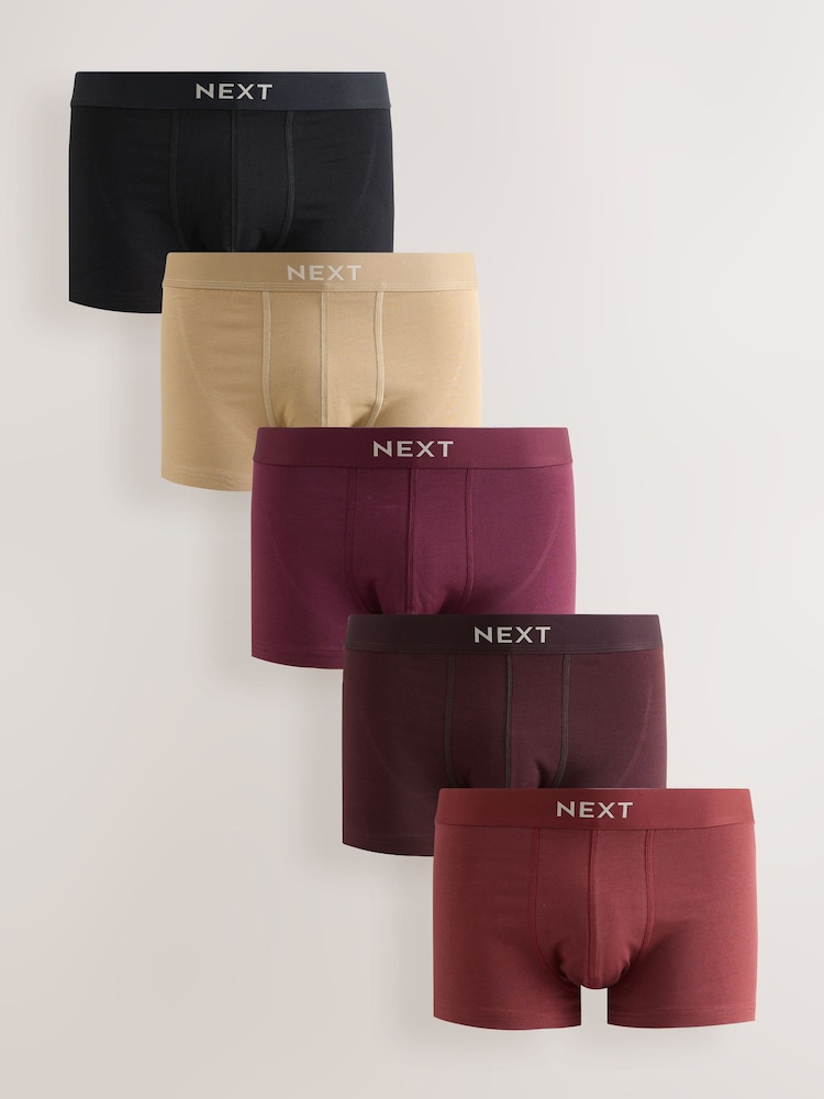 أحمر/أسود - حزمة سراويل هيبستر من 5 قطع - صورة 1 من 10 أحمر/أسود - حزمة سراويل هيبستر من 5 قطع - صورة 1 من 10