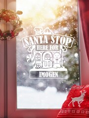 Personalised Christmas Gingerbread Window Sticker by Loveabode - Image 2 of 4