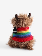 Multi Hamish The Highland Cow Pride Doorstop - Image 3 of 5