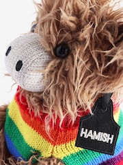 Multi Hamish The Highland Cow Pride Doorstop - Image 5 of 5