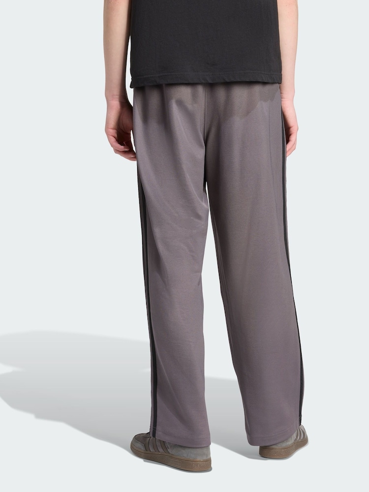 adidas Originals Grey Adicolor Baggy Fit Firebird Track Trousers - Image 2 of 5 adidas Originals Grey Adicolor Baggy Fit Firebird Track Trousers - Image 2 of 5