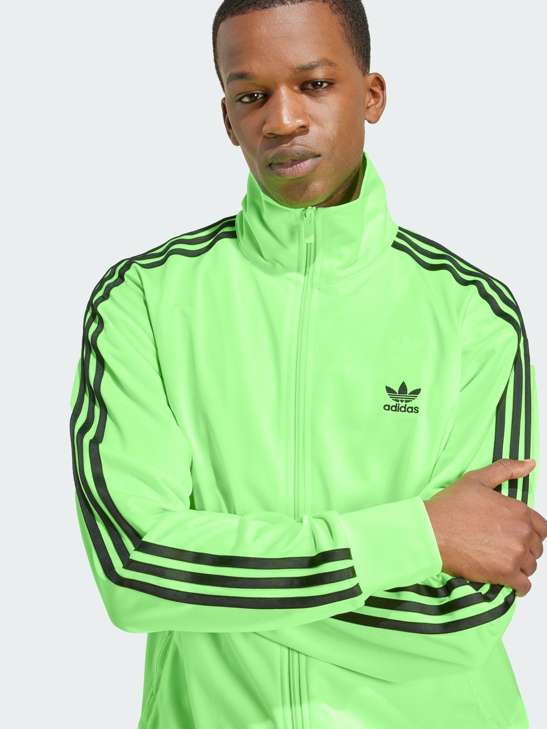 Buy adidas Originals Green Adicolor Classics Firebird Track Top