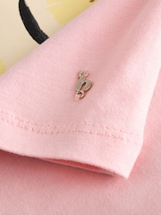 وردي - طقم بيجامة وتيشِرت مورد من الفيسكوز والقطن من B by Ted Baker - Image 12 of 12