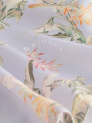 B by Ted Baker Lilac Palm Modal Woven Night Slip - Image 8 of 8