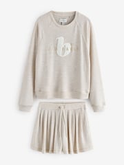 B by Ted Baker Viscose Blend Waffle Shorts Set - Image 1 of 7