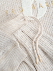 B by Ted Baker Viscose Blend Waffle Shorts Set - Image 6 of 7