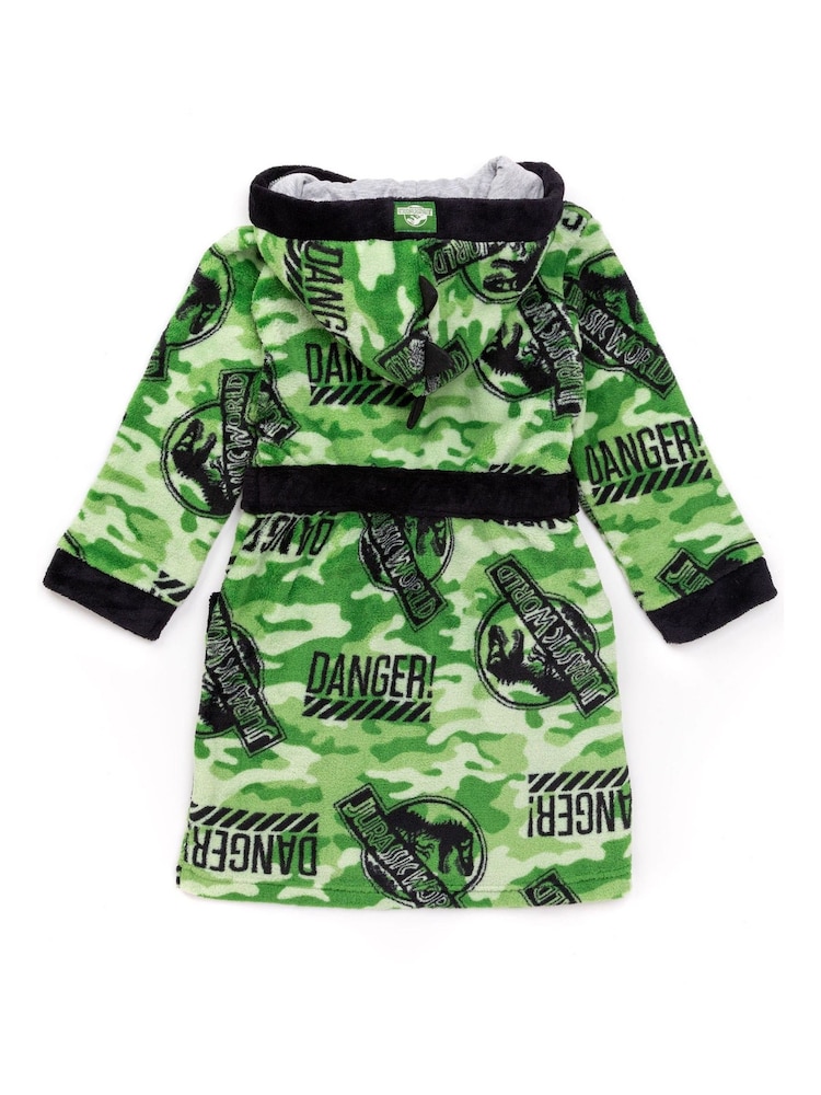 Vanilla Underground Green Jurassic World Bathrobe - Image 2 of 6
