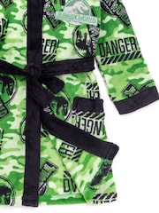 Vanilla Underground Green Jurassic World Bathrobe - Image 5 of 6