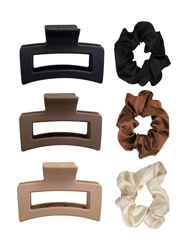 Brush Works Natural Hair Clip & Scrunchie Set (Worth £15) - Image 2 of 5 Brush Works Natural Hair Clip & Scrunchie Set (Worth £15) - Image 2 of 5