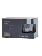 Here''s How Set of 2 Blue The Scout Lowball Glasses - Image 1 of 3