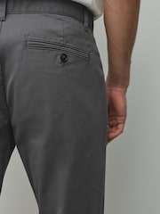 Dark Grey Skinny Fit Cotton Rich Stretch Chinos - Image 4 of 4