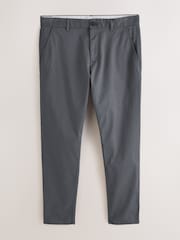 Dark Grey Skinny Fit Cotton Rich Stretch Chinos - Image 7 of 10
